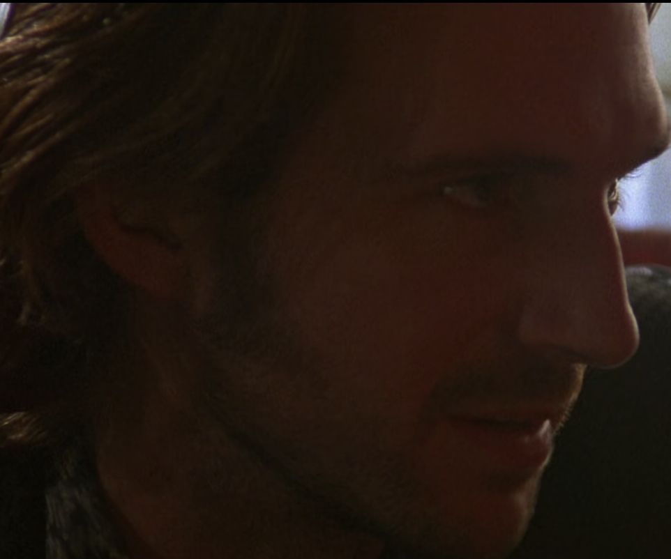 Ralph Fiennes from Strange Days (1995) staring intensely