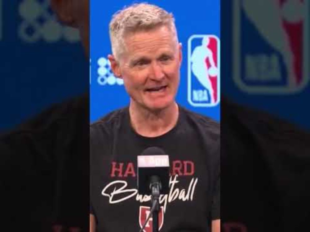 Way to Stand Up to the Bully! - Steve Kerr Coach of the Golden State Warriors Supports Harvard Trump