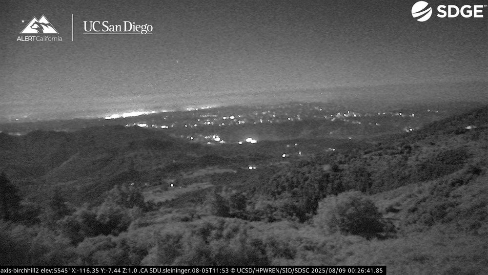 An image from AlertWildfire: Birch Hill Palomar 2, SanDiego County, CA
🗺33.3079, -116.8550 🧭243° ⛰5541 ft
https://ops.alertcalifornia.org/cam-console/2681