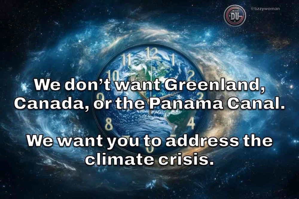 We want you to address the climate crisis. 


