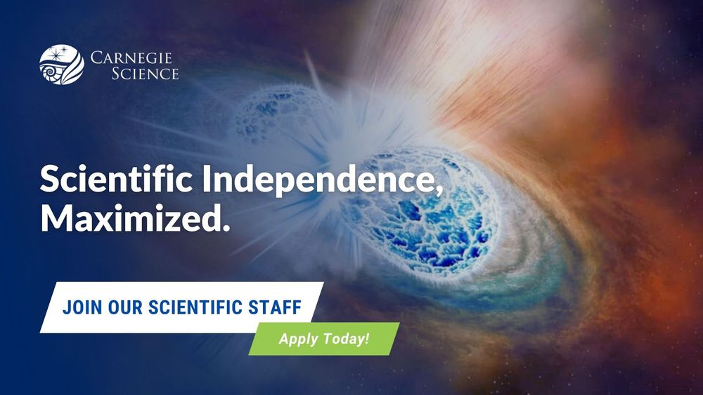 Gwen Rudie (she/her): #Carnegie scientists hold 12-month  endowment-supported salaried positions to pursue independent scientific  research. Focus in or branch out, it's your choice! Apply to join the  @CarnegieAstro Staff: obs.carnegiescience.edu/staff