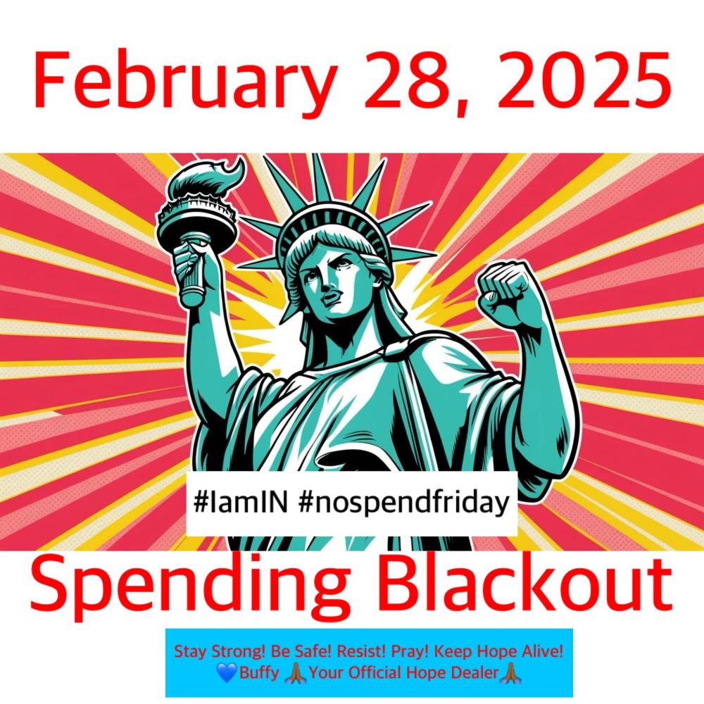 Statue of Liberty - Spending Black out on 2/28.
