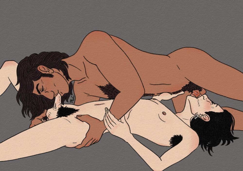 OCs Jack and Nihil going at it 69 style in celebration of getting 69 followers. 