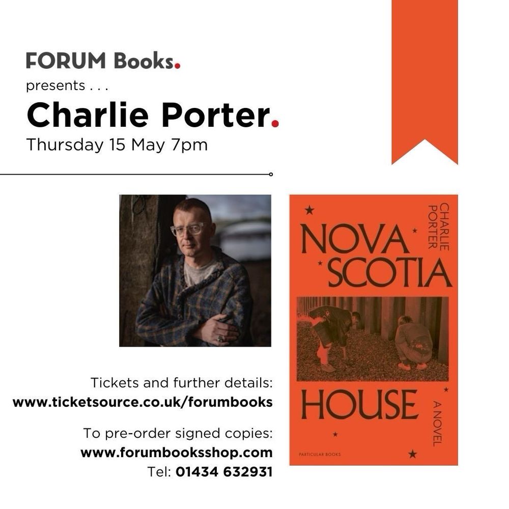 Charlie Porter & his debut novel Nova Scotia House 