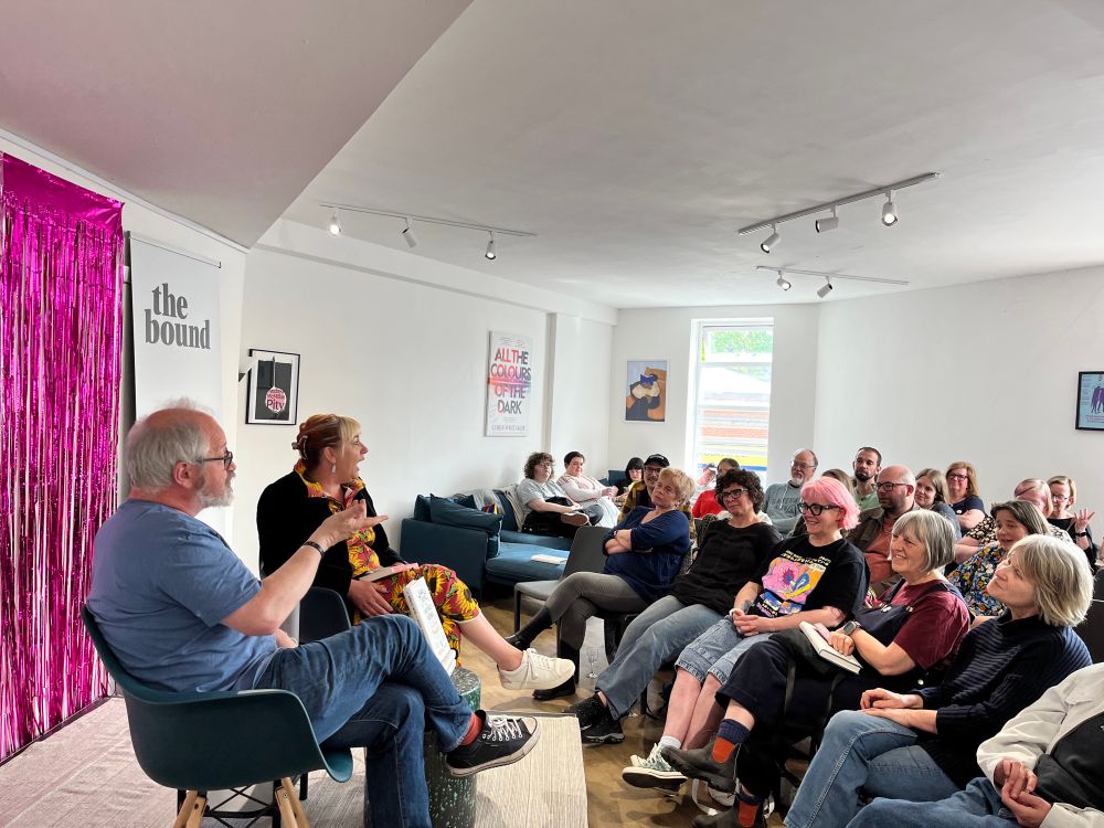 Robin Ince upstairs at the bound 