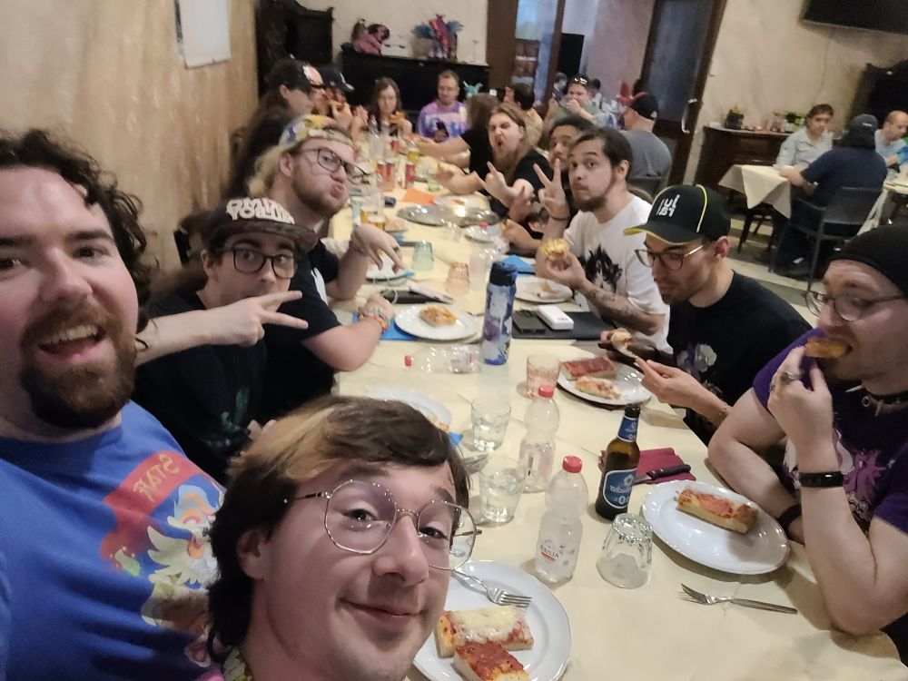 Group photo with all the tagged friends.