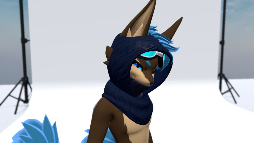 Masked Hood For NovaBeast - VRChat Clothing