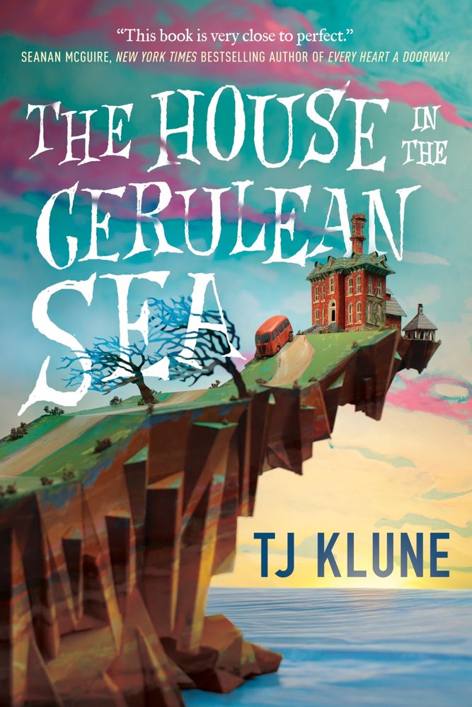 Book cover of the house in the cerulean sea by tj klune