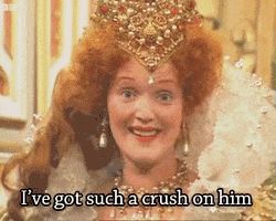 Queenie from Blackadder.  I've such a crush on him. (Flashheart)