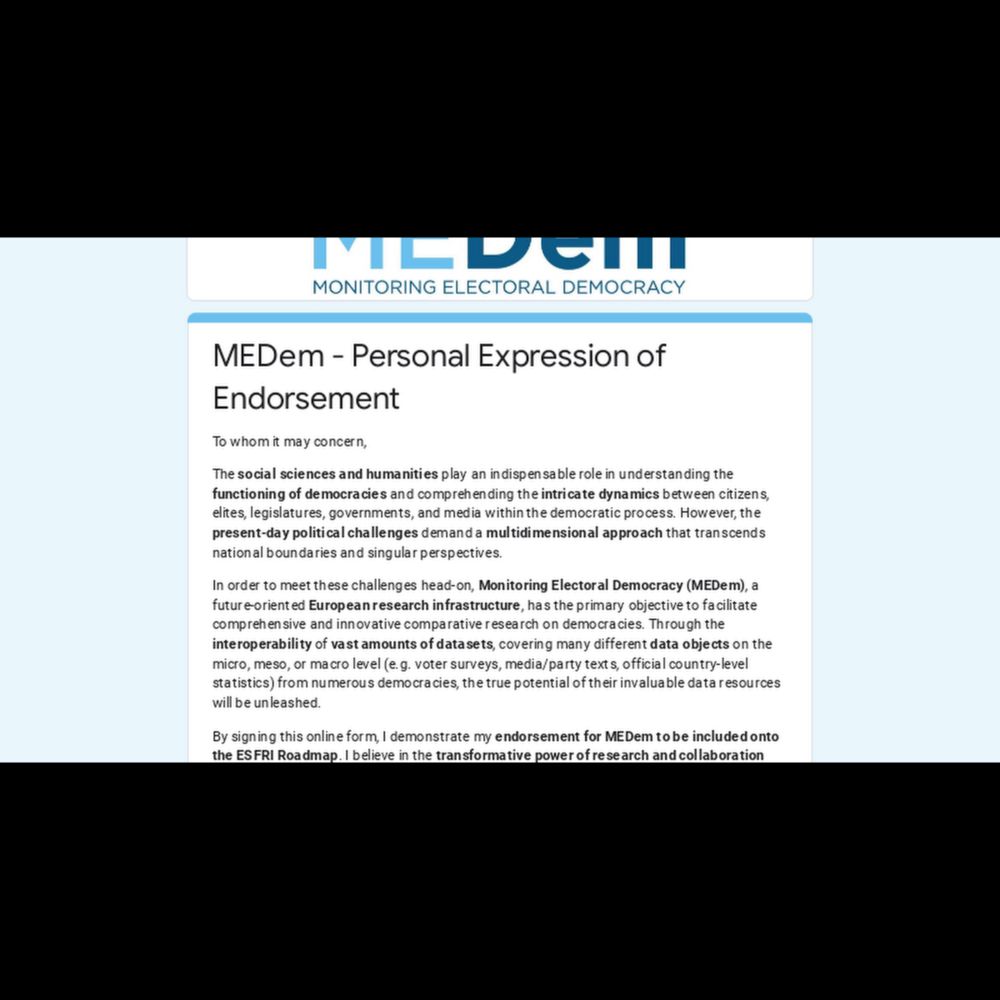 MEDem - Personal Expression of Endorsement