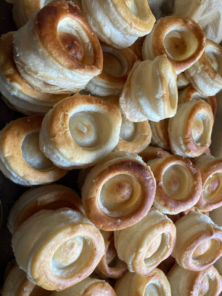 Fuckloads of beautifully risen vol-au-vent cases