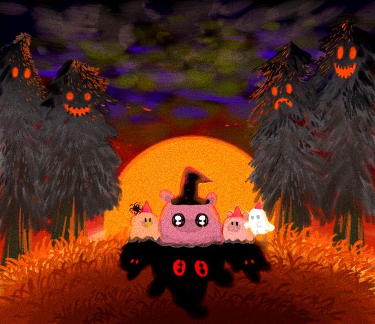 ハロウィンとたこにーず🎃🐙👻