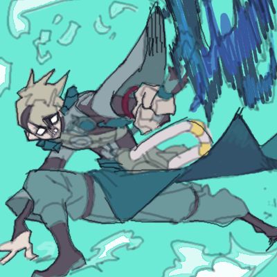 oekaki doodle of zanka from gachiakuta