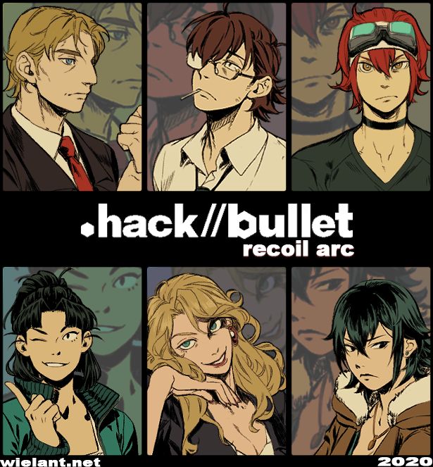 .hack//bullet recoil arc character portraits
David, Ryuuji, Tokio, Eriko, Veronica, and Reiko