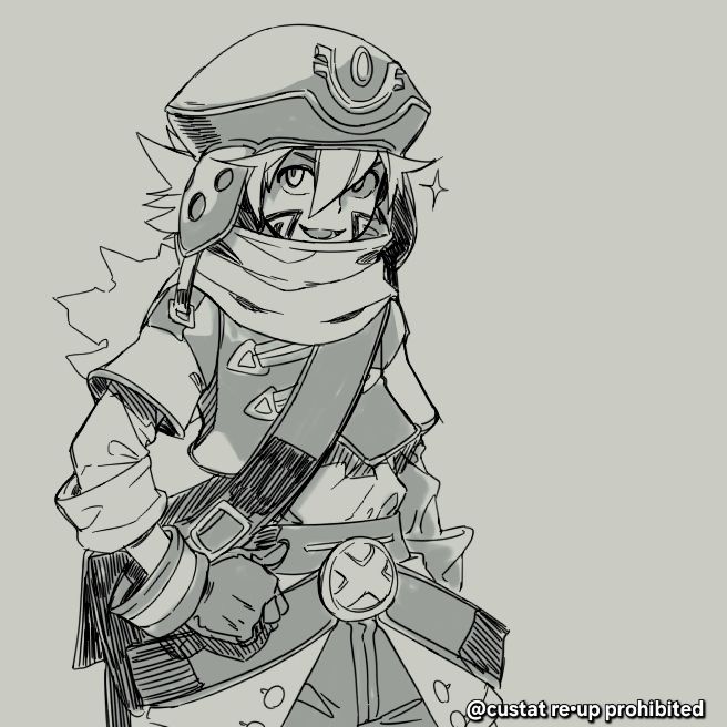 Drawing of a prototype Kite design from .hack//Link