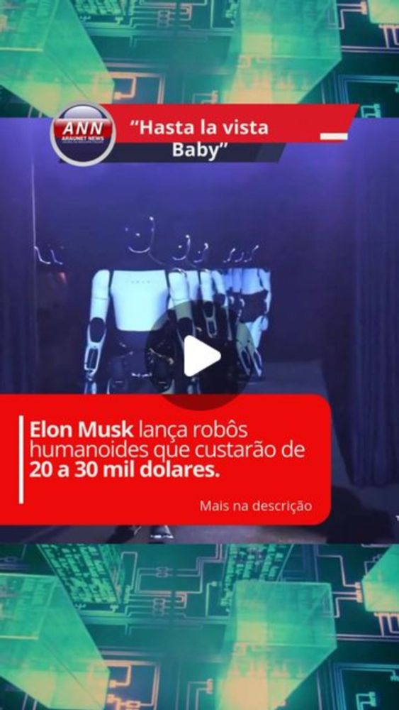 ANN Araucária on Instagram: "Elon Musk apresentou recentemente o Tesla Optimus, um robô humanoide capaz de realizar tarefas como passear com o cachorro, cuidar de crianças, cortar a grama e até servir...