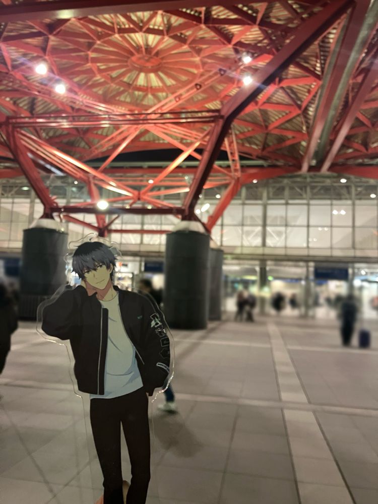 マスターエキスポ終わりの幕張メッセから颯爽と帰宅する鷹城恭二