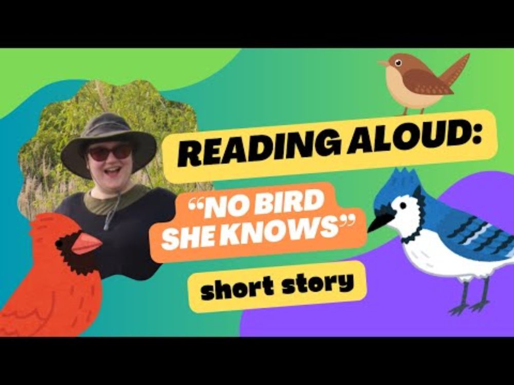 Reading aloud a short story (fiction), "No Bird She Knows," on WJFF Radio Catskill