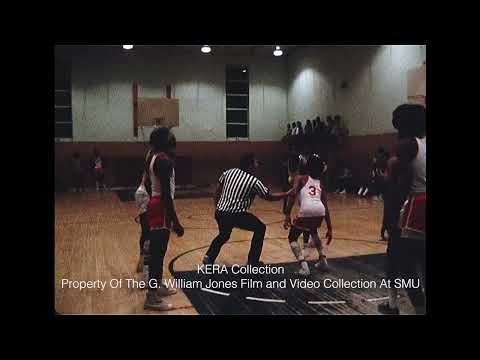 Students Play Basketball At Pearl C. Anderson Middle School - 1972