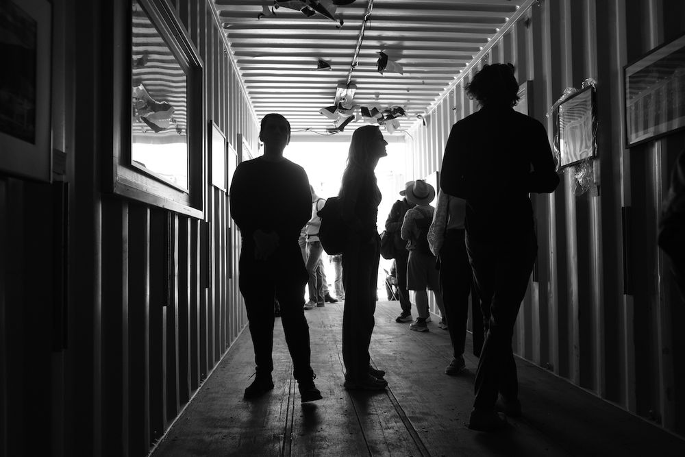 In Plain Site Photography Festival, Alameda, CA at  Radium Runway. May 10, 2025