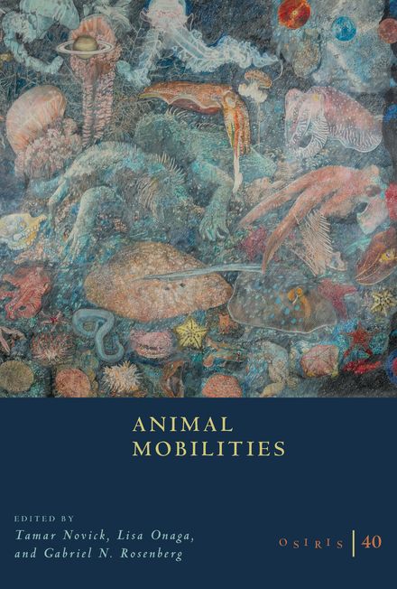 Cover for Osiris n°40 (2025), titled "Animal Mobilities", featuring of painting of entangled sea creatures (crabs, starfishes, etc.).