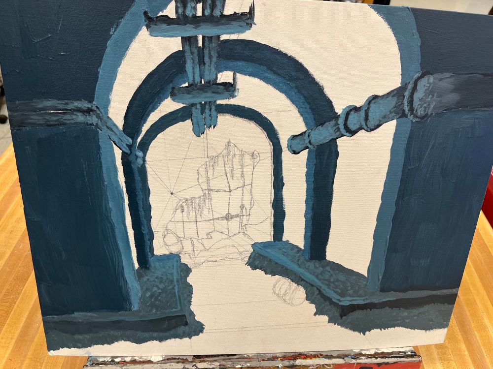 In-progress painting #2