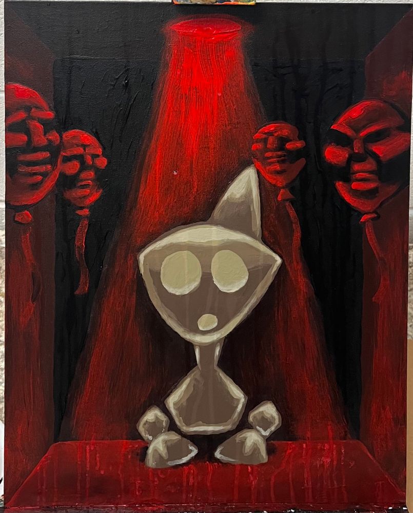 3rd painting sketch ITS WET AHH!