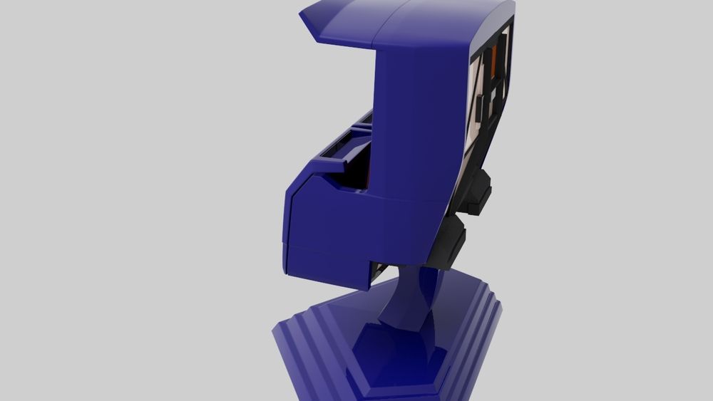 3d model of Epcots Horizon vehicle side view