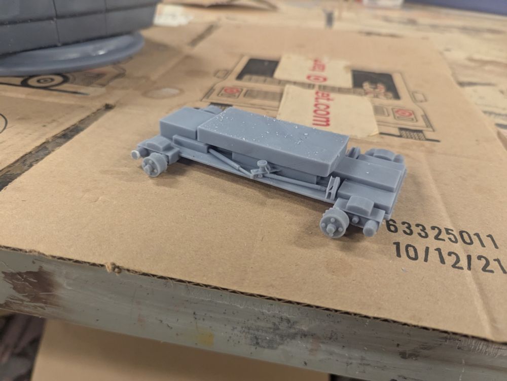3D print of the carriage for the Spaceship Earth ride vehicle 