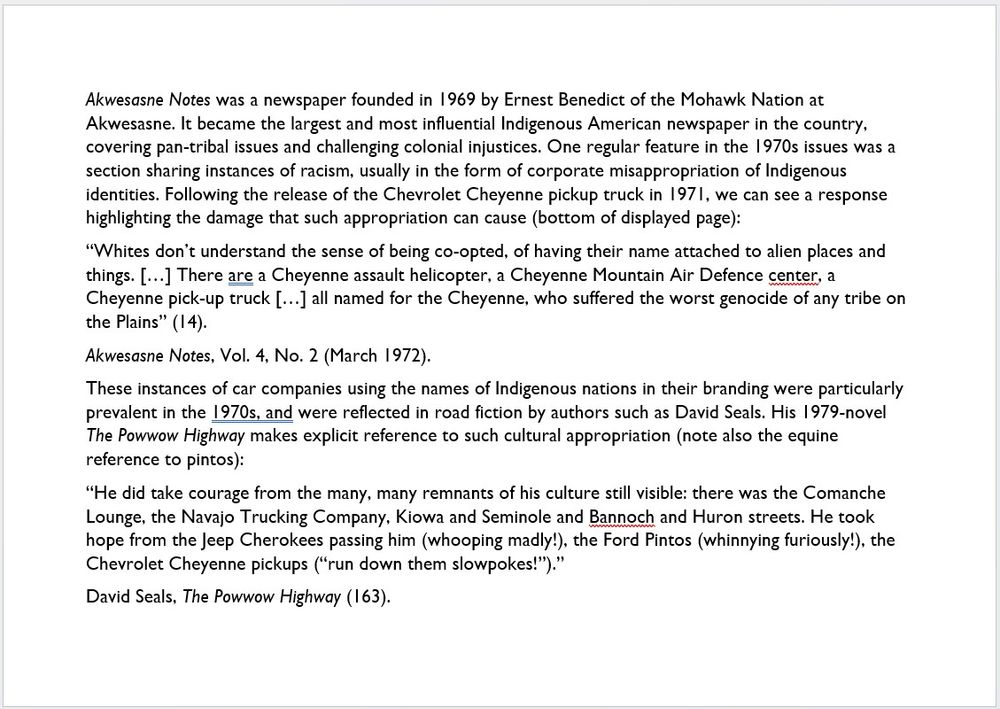 Exhibition text describing an Indigenous newspaper from the 1970s