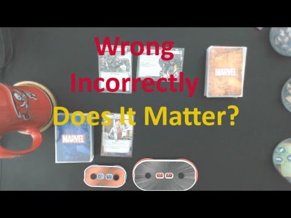 Wrong or Incorrectly Does It Matter?