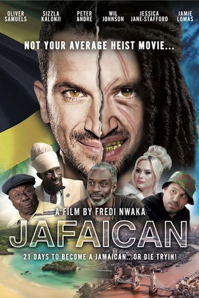 Poster art for the Peter Andre film Jafaican. 