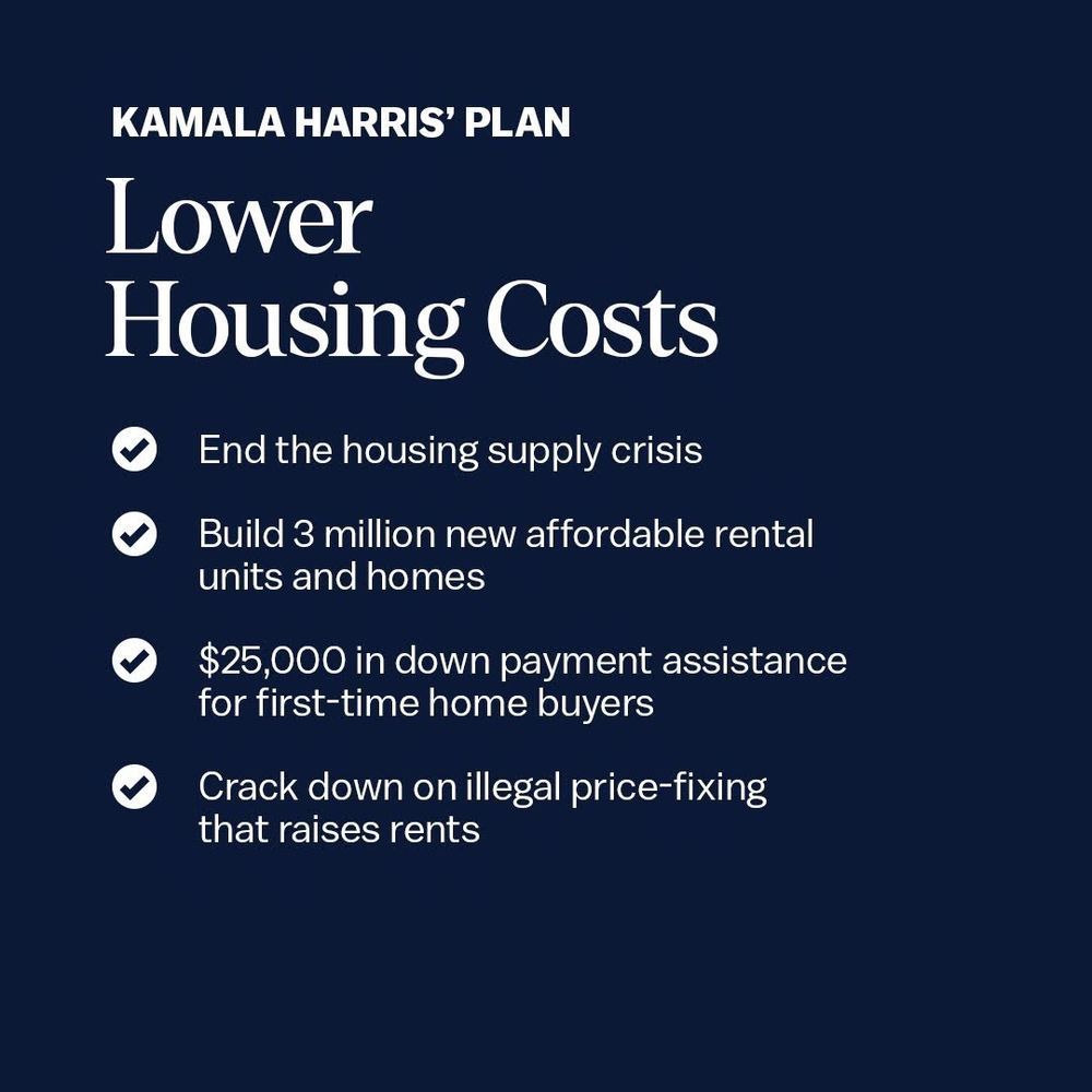 Kamala Harris' Plan to Lower Housing Costs