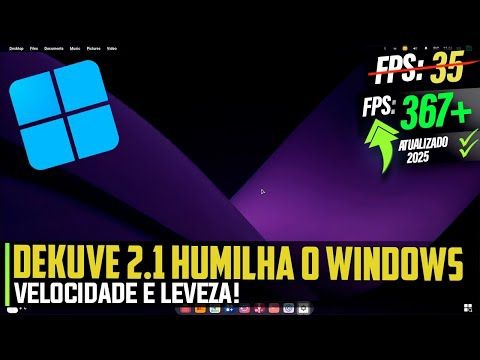 DEKUVE 2.1: O Windows CHORA de vergonha com sua velocidade e leveza! 💨🔥