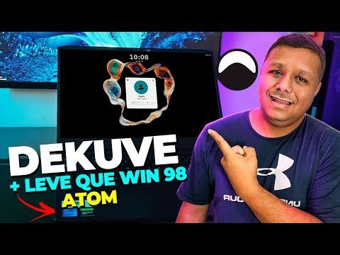 😱 ADEUS WINDOWS! Dekuve HUMILHA o Windows 10 e 11 (NÃO ACREDITEI!) Roda ATÉ EM ATOM