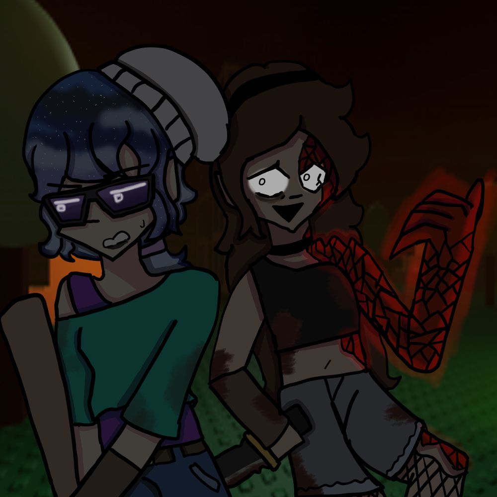 A3B/Asanbi (Left), Jenna (Right)