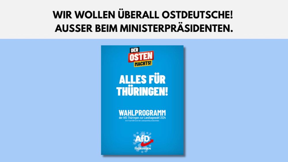 Das Wahlprogramm der Thüringer AfD (Teil I)