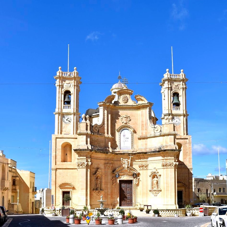Parish church, Gharb, Gozo. 