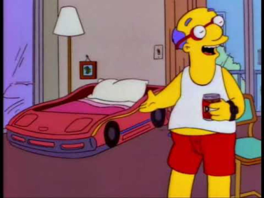 Homer Simpson I Sleep In A Big Bed With My Wife