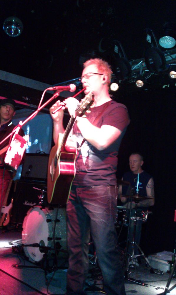Irish band Cry Before Dawn on stage in Cork in April 2011
