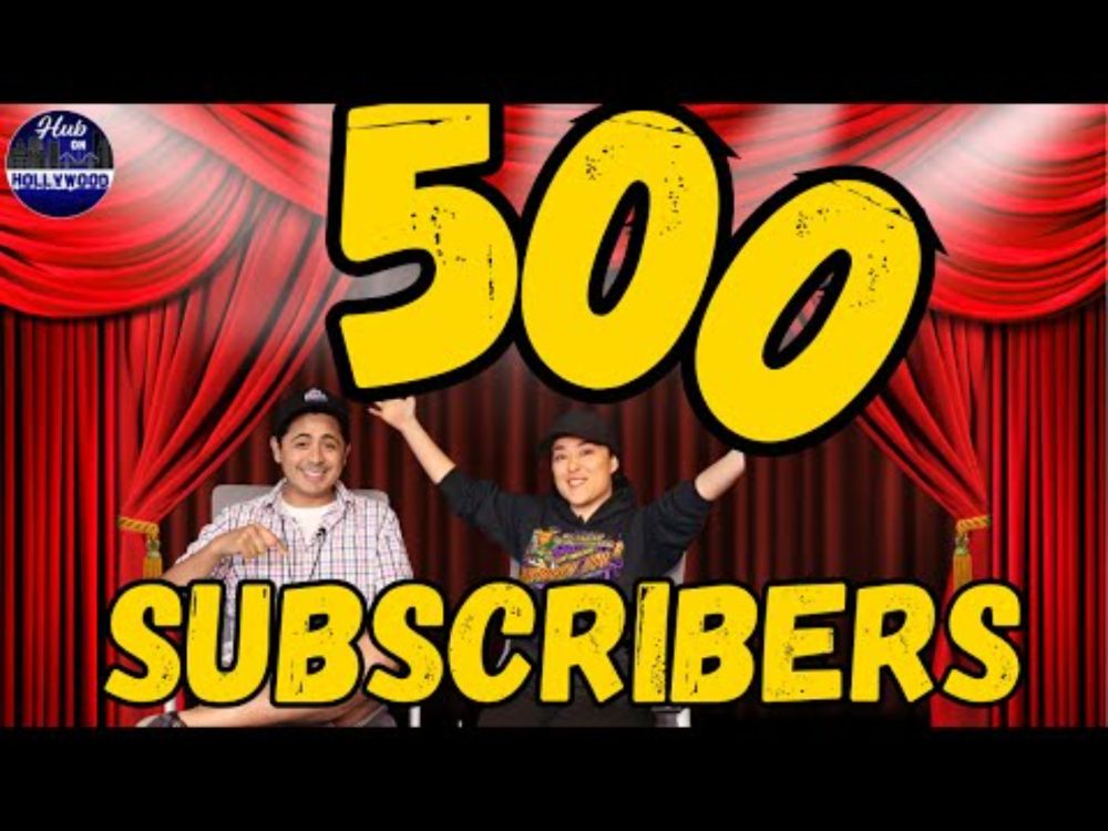 WIN HUB ON HOLLYWOOD T-SHIRT & HAT!!! Celebrating 500+ subscribers!