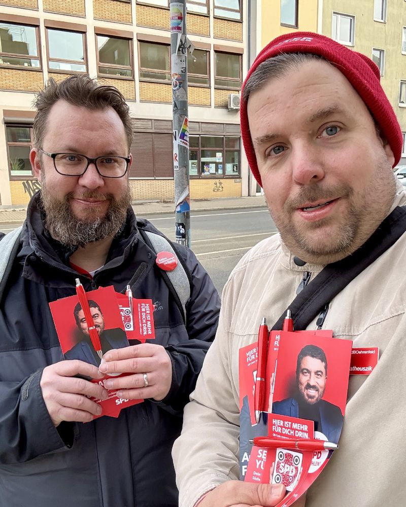 Wahlkampf der SPD im Bochumer Ehrenfeld für Serdar Yüksel