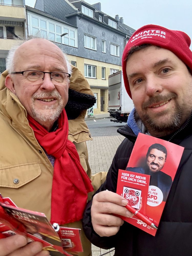 Axel Schäfer und Jens Matheuszik machen Wahlkampf für Serdar Yüksel
