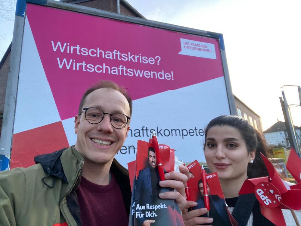 Wahlkampf im Bochumer Ehrenfeld für Serdar Yüksel und die SPD