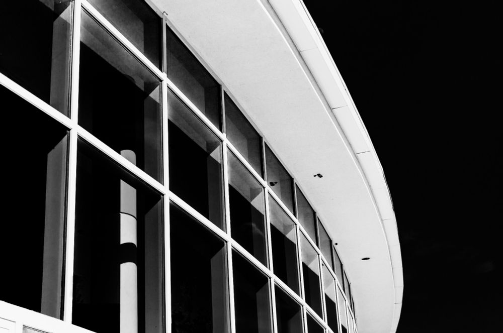 Curved roof, Merrimack College, 2015. © Martin E. Heller