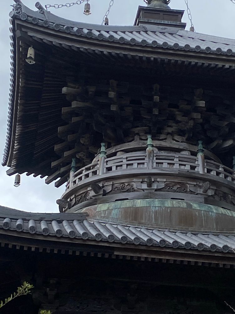 First templés pagoda of the Shikoku pilgrimage
