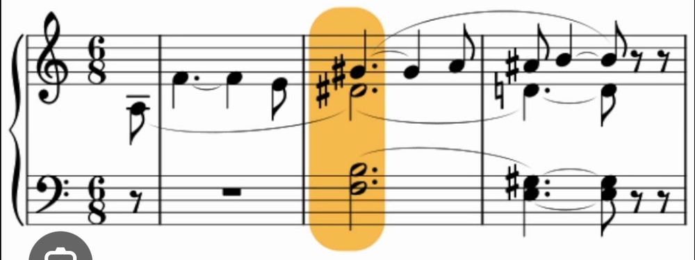 The piano vocal score for Wagner’s Tristan und Isolde. It’s the opening highlighting the famous chord