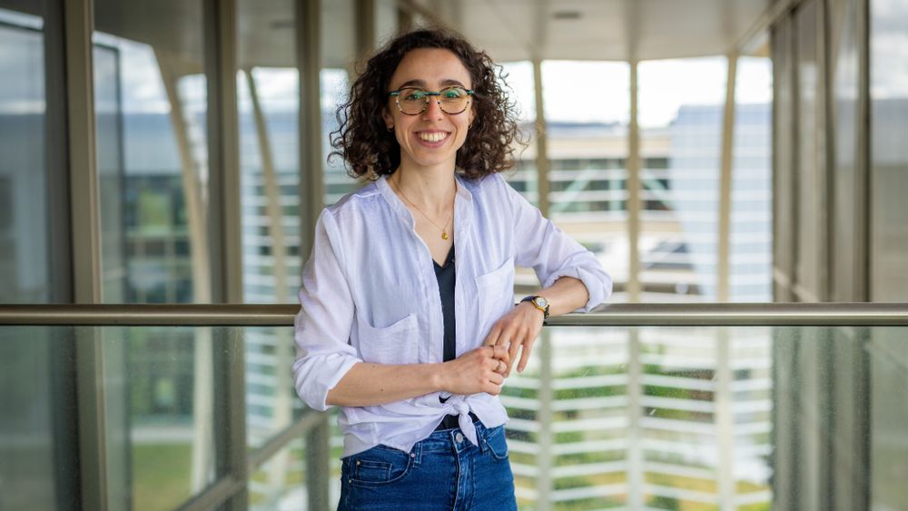 Flaminia Zane, Scientific Training Officer for digital learning, EMBL-EBI. Image credit: Jeff Dowling/EMBL-EBI.
