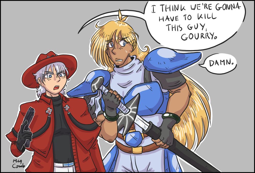 The "I think we're gonna have to kill this guy" meme, featuring Ronaldo and Gourry.