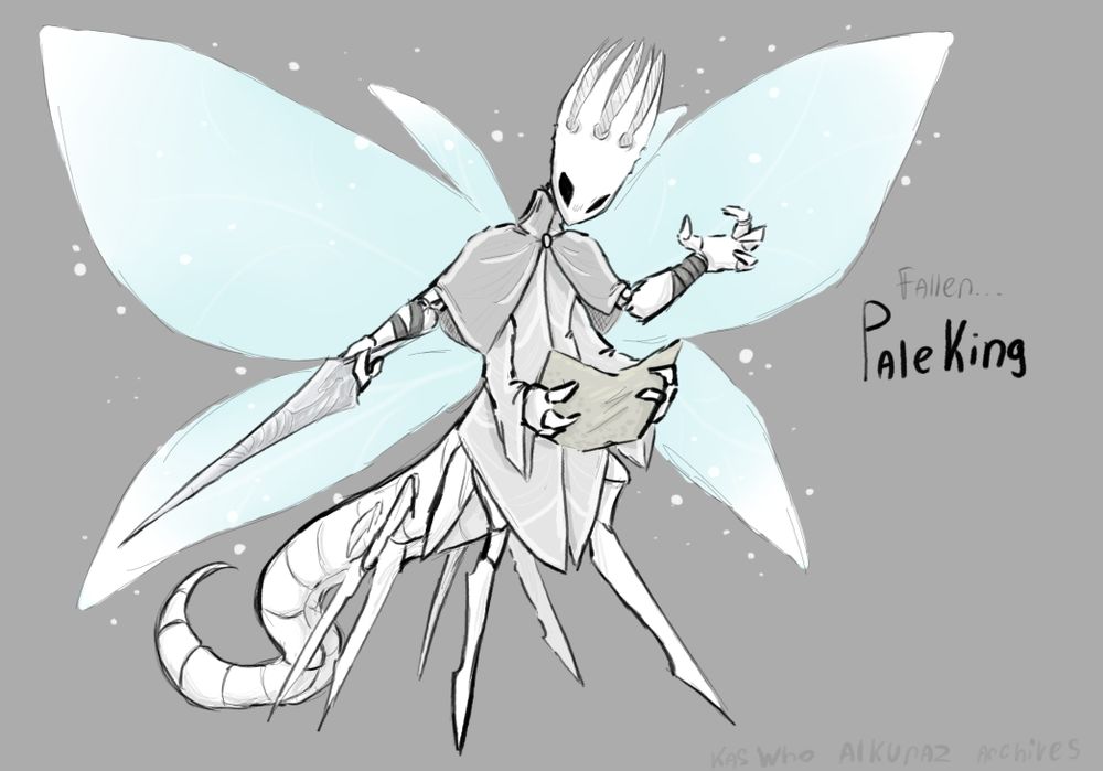 #PaleKing pale king
Hollow knight
#hollowknight
Wyrm 
My version of pale king :D